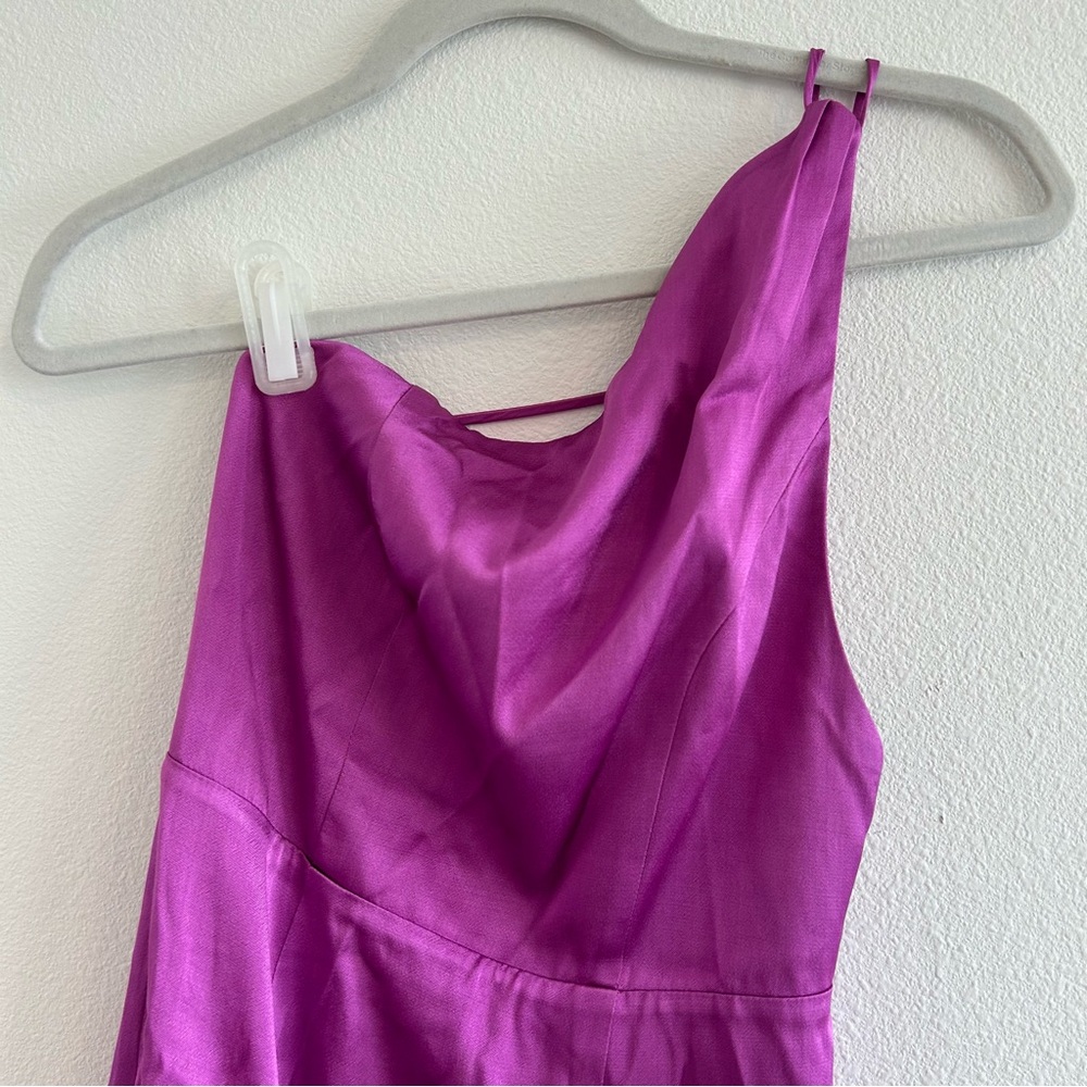 h:ours Rylan Mini Dress Hot Fuchsia - Picture 4 of 8